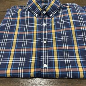 J. Crew Men's Multicolor Plaid Button-Down Shirt